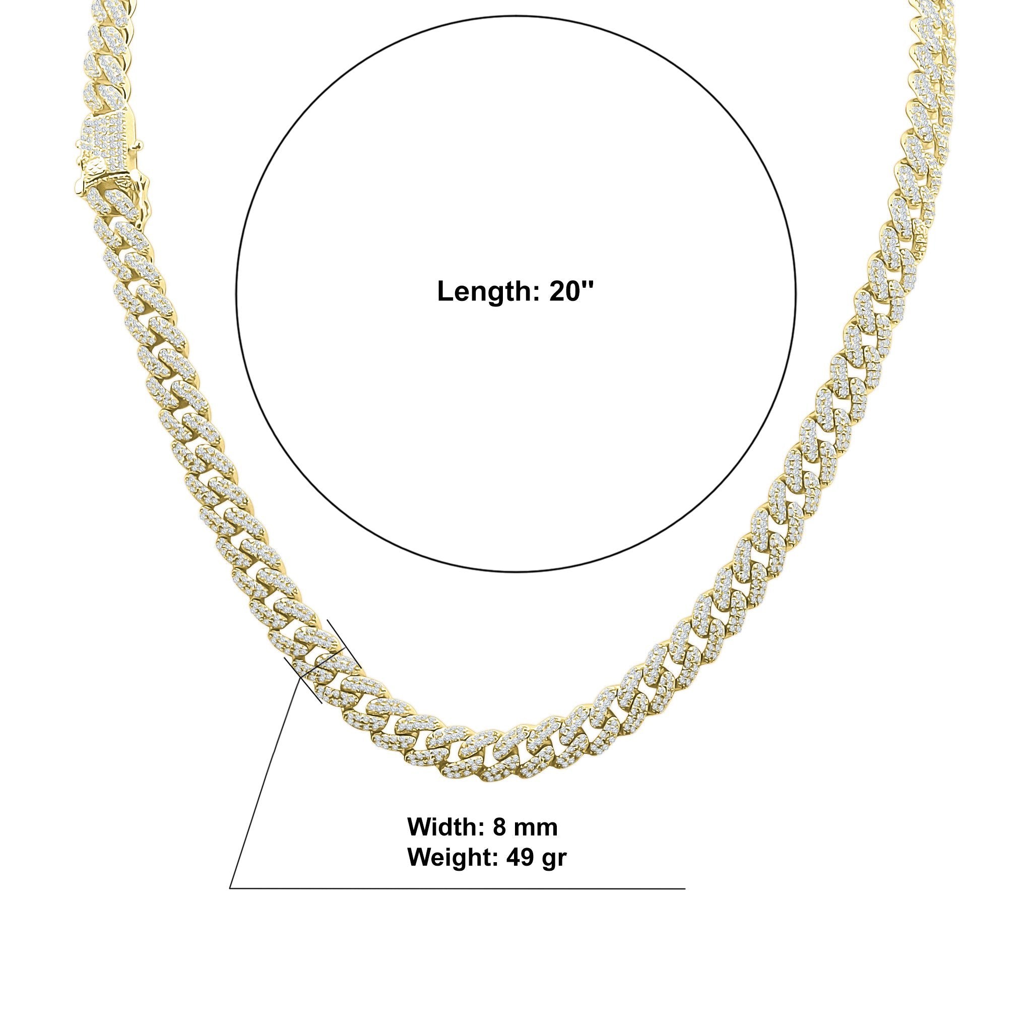 CAMEO 8MM Cuban Chain | 962432