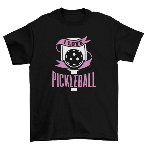 Love pickleball quote t-shirt