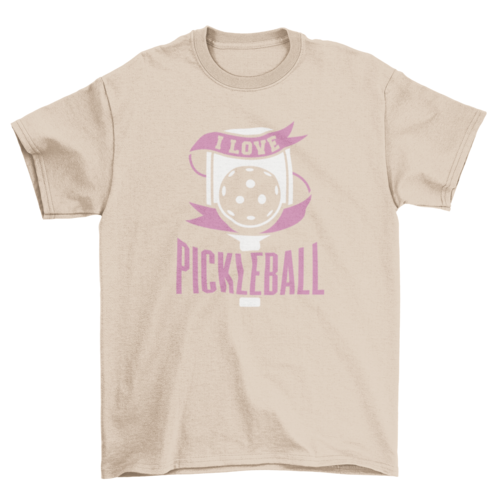 Love pickleball quote t-shirt