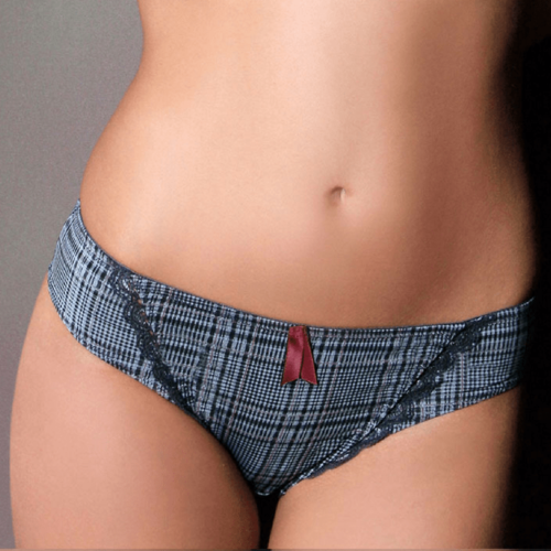 Sassa Sweet Pleasure Plaid Bikini Panty