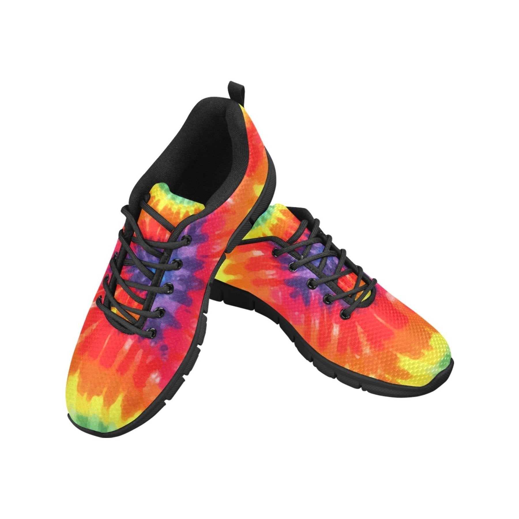 Womens Sneakers, Rainbow Print Running Shoes