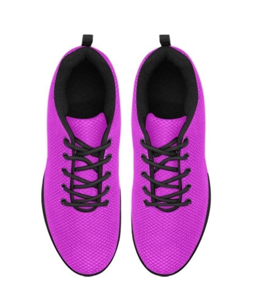 Uniquely You Womens Sneakers, Purple and Black Running Shoes